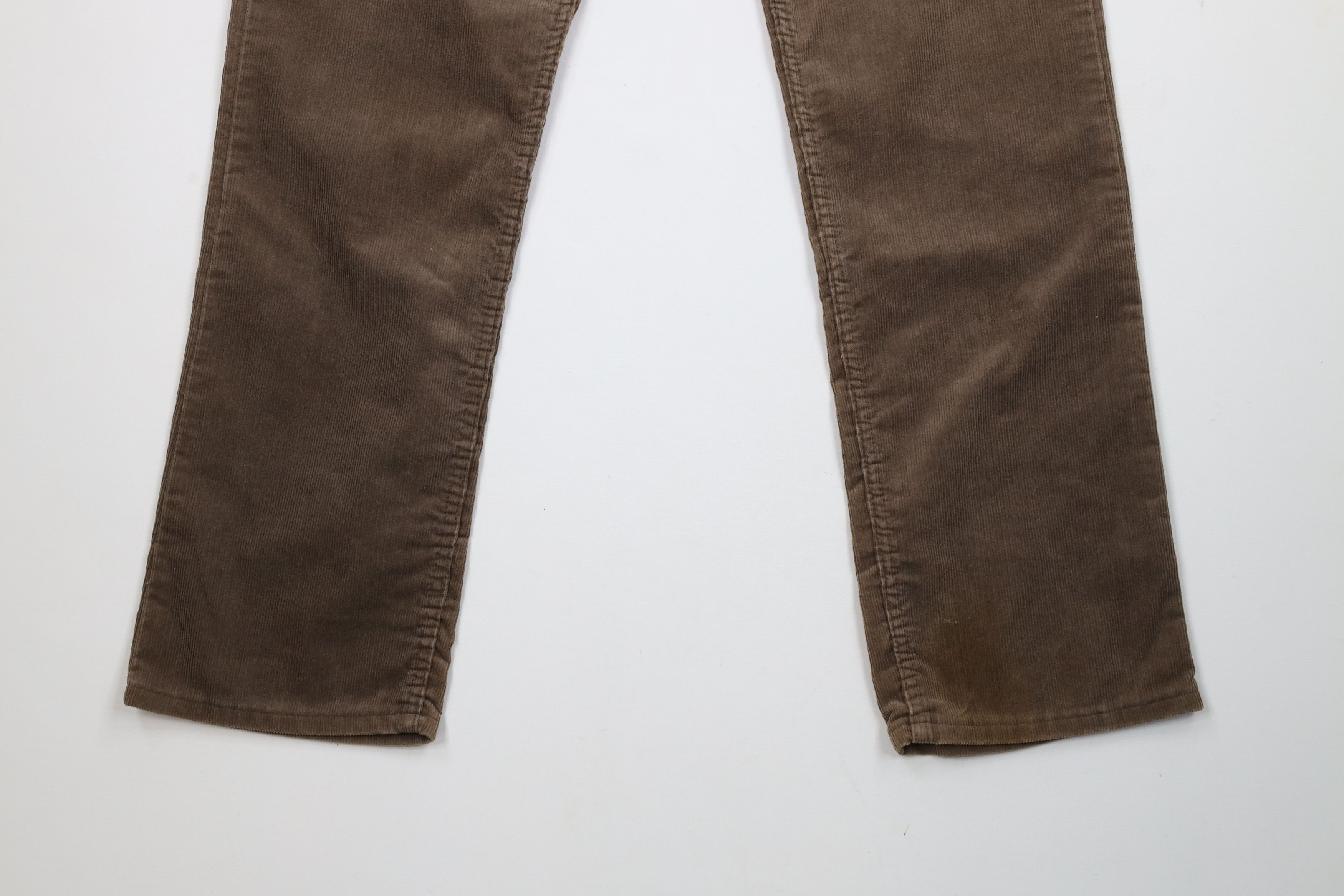 Levi's × Vintage Vintage 70s 80s Levis Leg Corduroy Chino Pants Brown USA Size US 32 / EU 48 - 4 Thumbnail