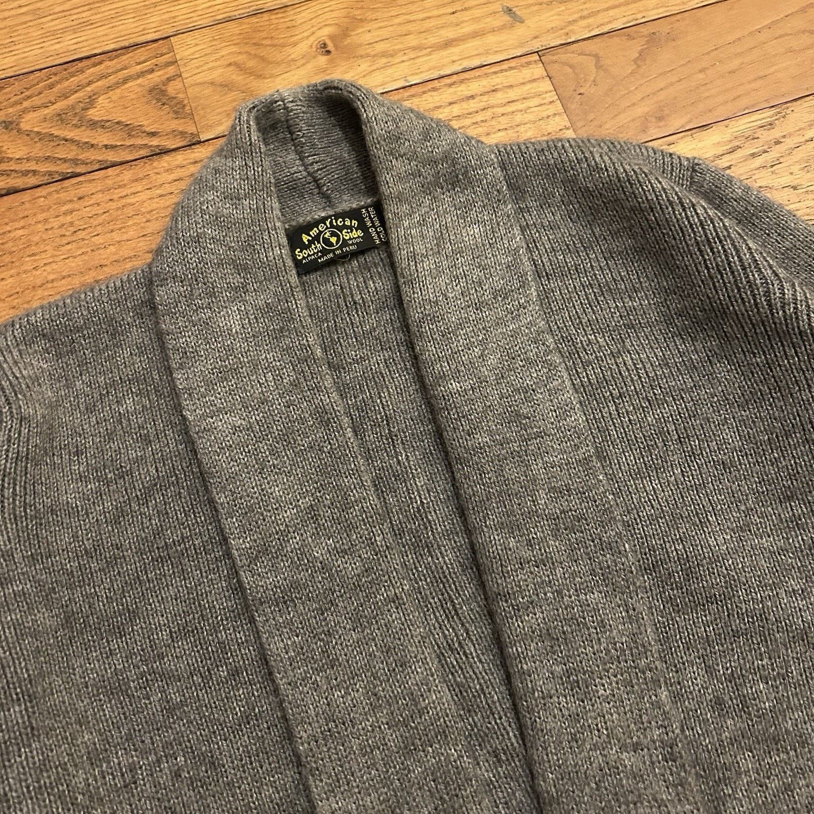 Other American South Side Alpaca Knit Open Front Cardigan Sweater Size S / US 4 / IT 40 - 2 Thumbnail