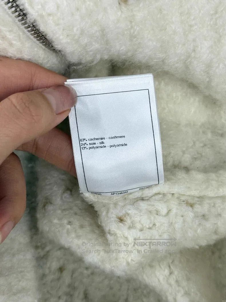 Chanel Chanel Ski series white diamond plaid cashmere jacket Size XXS / US 00 / IT 34 - 7 Thumbnail