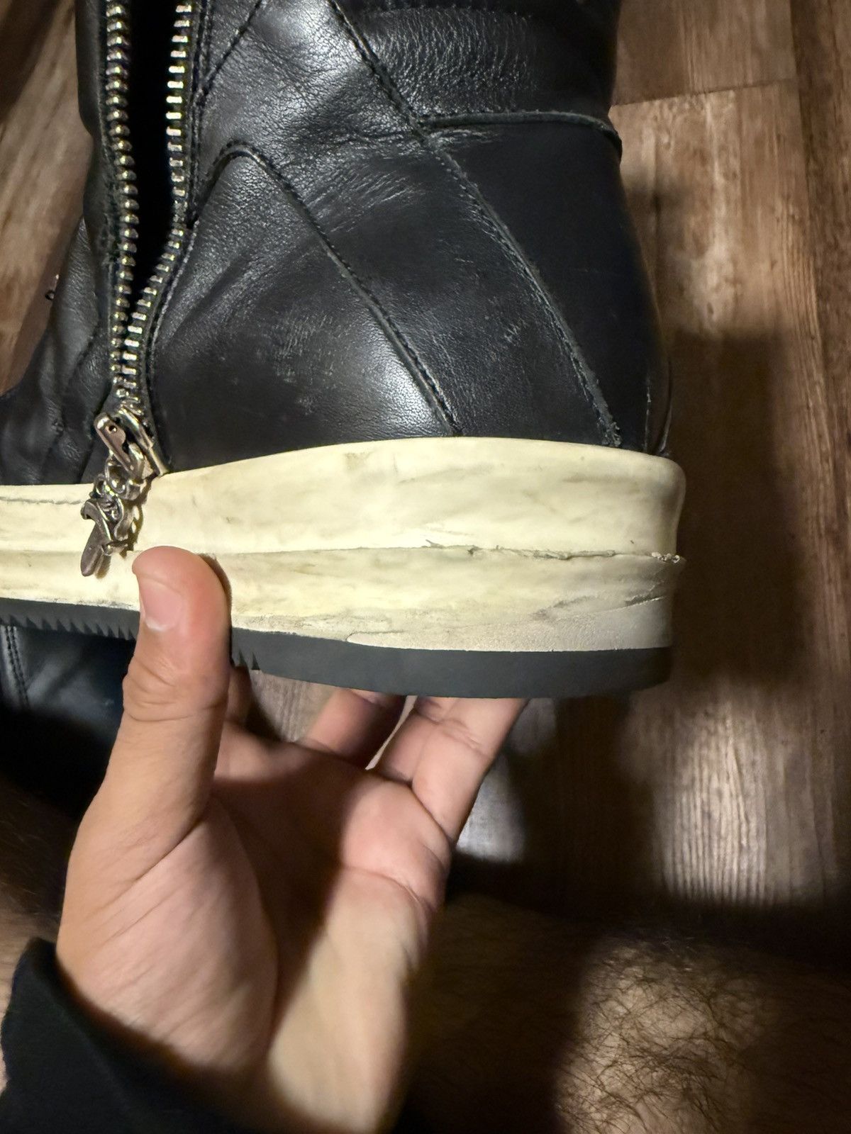 Chrome Hearts × Rick Owens Chrome Hearts Rick Owens Geo Baskets Size US 10 / EU 43 - 11 Thumbnail