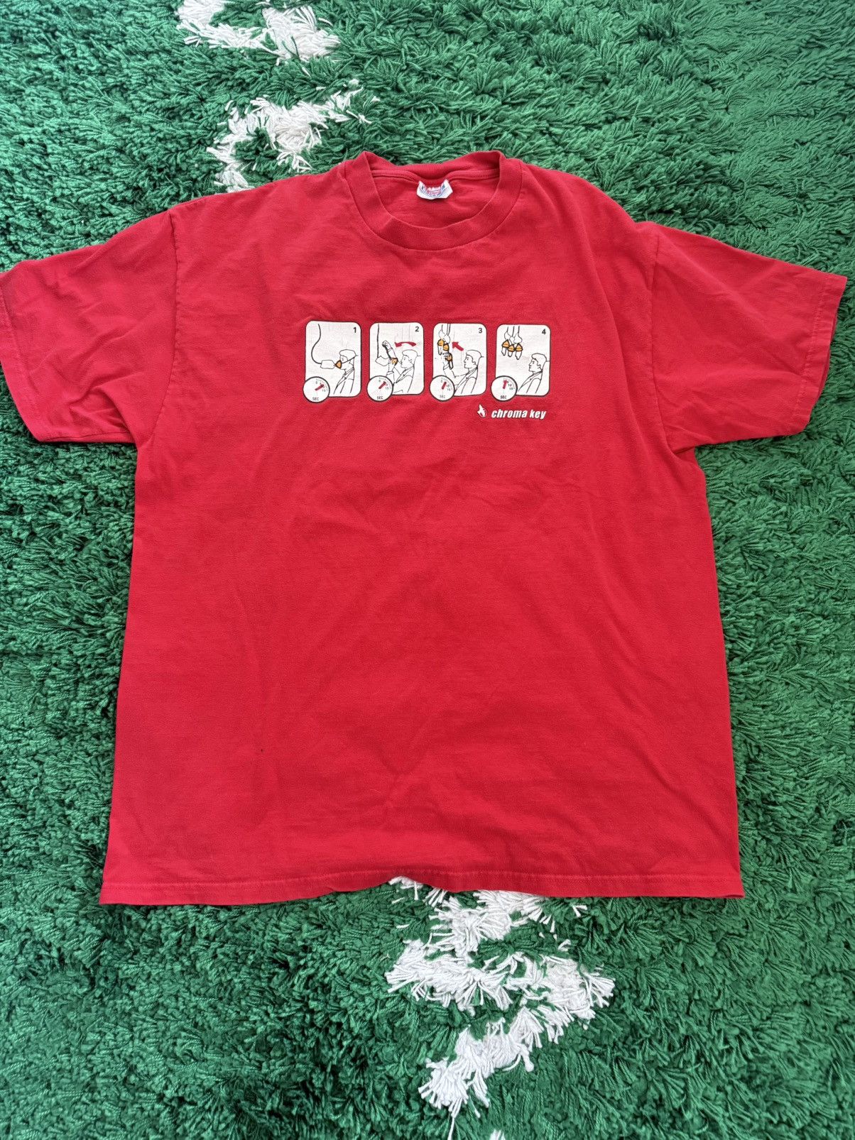 Vintage Chroma key Band tee Size US XL / EU 56 / 4 - 3 Thumbnail