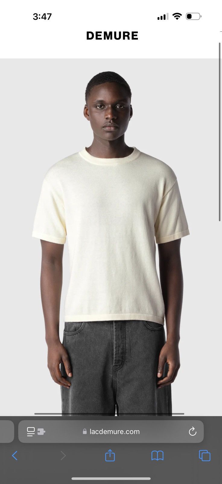 Lac Demure Vester Knitted T-Shirt Size US M / EU 48-50 / 2 - 3 Thumbnail