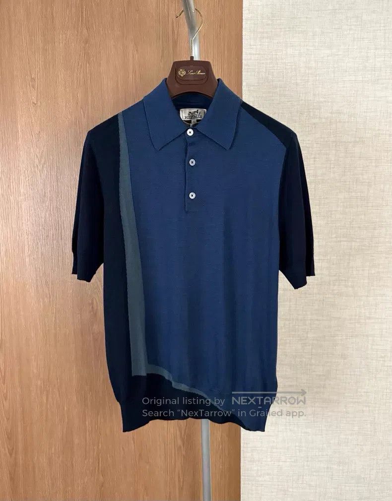 Hermes Hermes Spring/Summer Short Sleeve Knit Polo Size US S / EU 44-46 / 1 - 1 Thumbnail