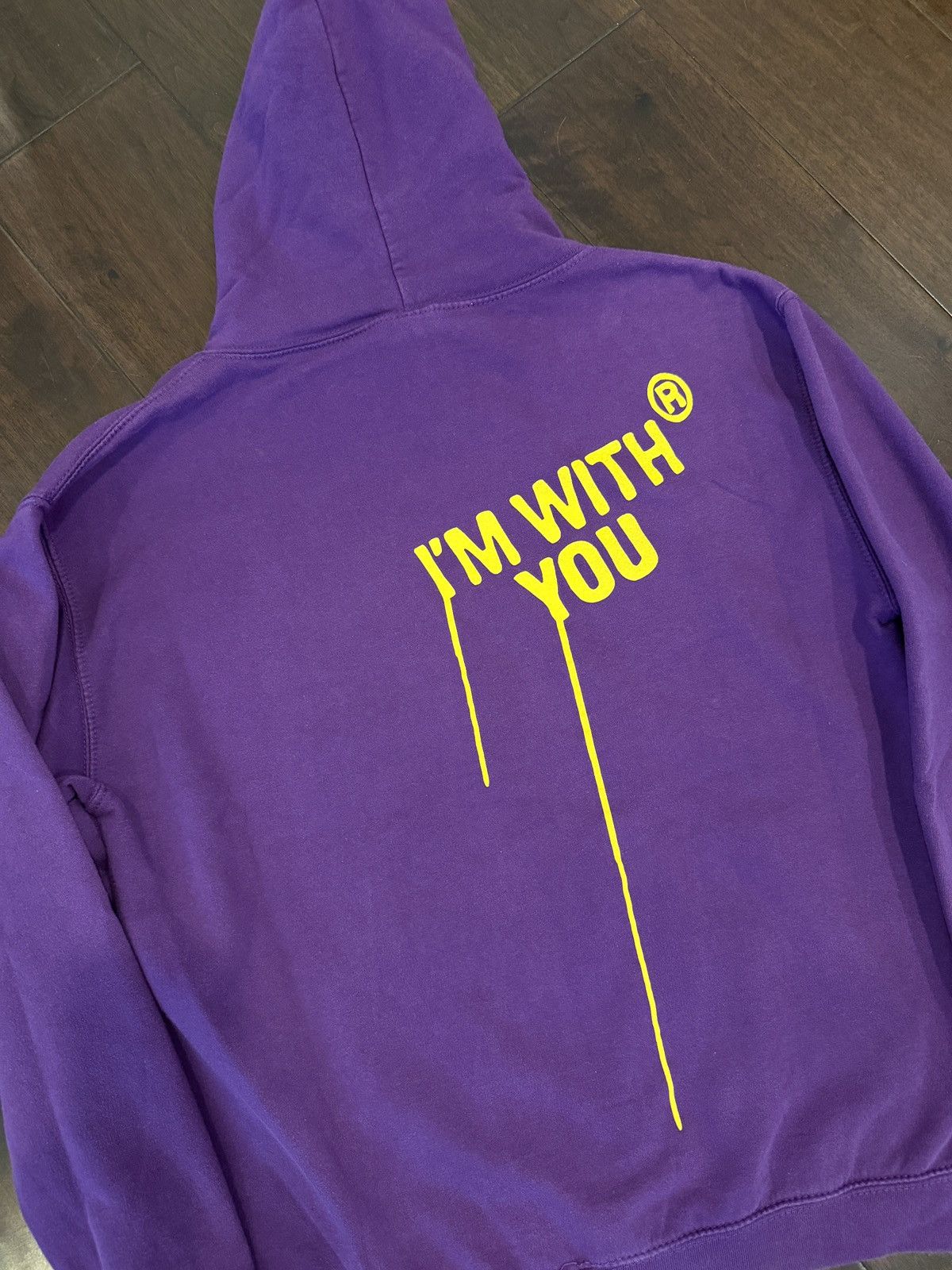 Vintage AWDis Men's Red Hot Chili Peppers Purple Hoodie Sweatshirt Size US M / EU 48-50 / 2 - 4 Thumbnail