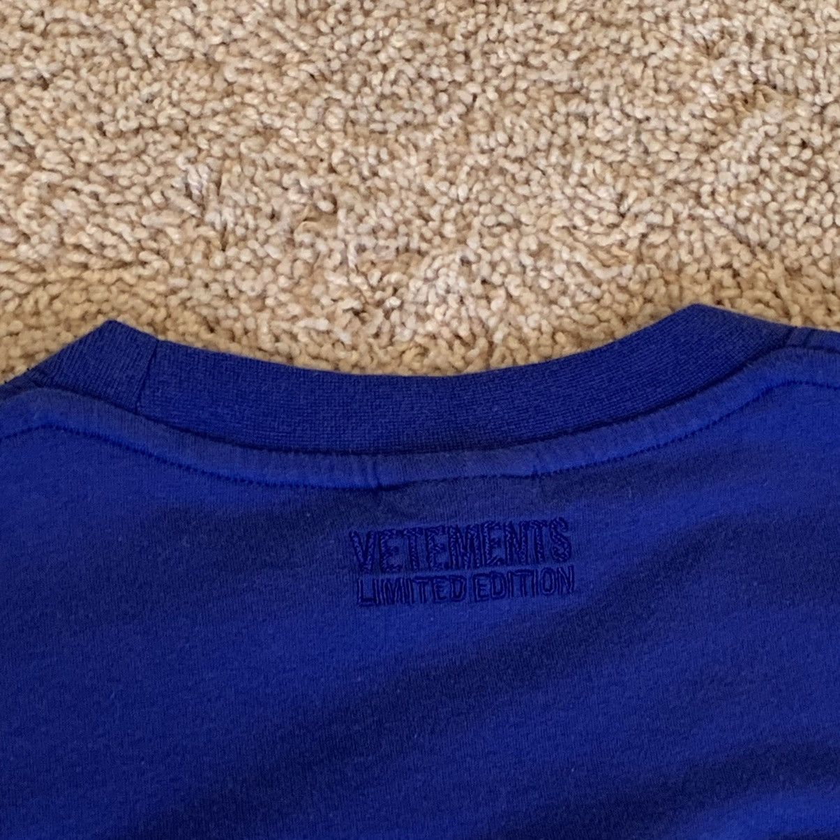 Vetements ss22 vetements blue ‘my name is vetements’ t-shirt Size US L / EU 52-54 / 3 - 8 Thumbnail