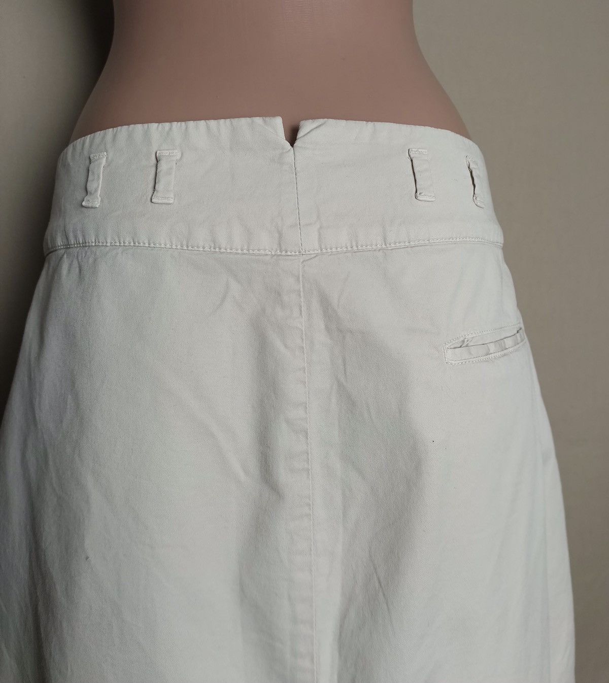 Fabiana Filippi Fabiana Filippi Beige Cotton Womens Skirt EU38 US M Size 30" / US 8 / IT 44 - 8 Thumbnail