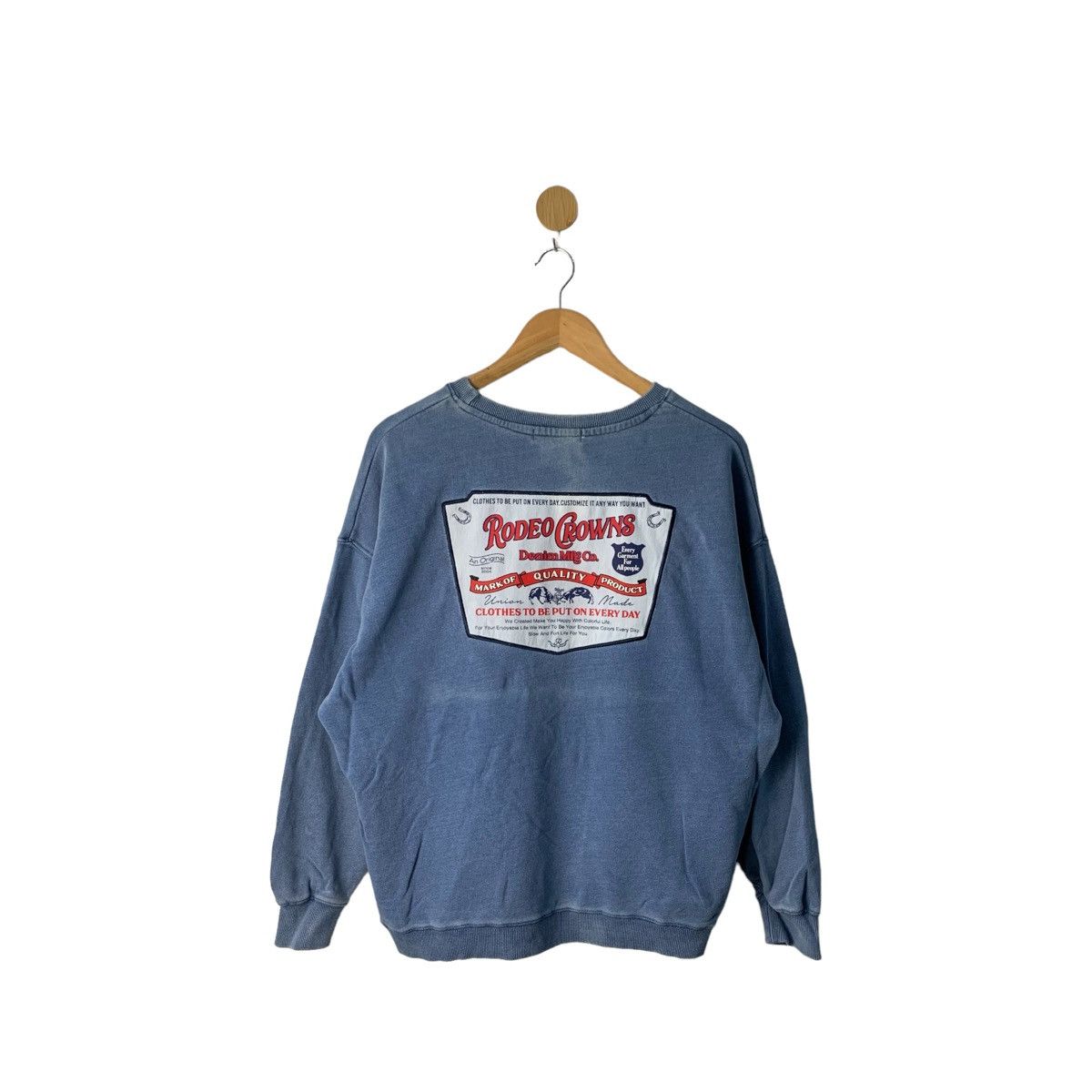 Other 💥Rodeo Crown Big Spellout Baggy Sweatshirt Size US L / EU 52-54 / 3 - 1 Thumbnail