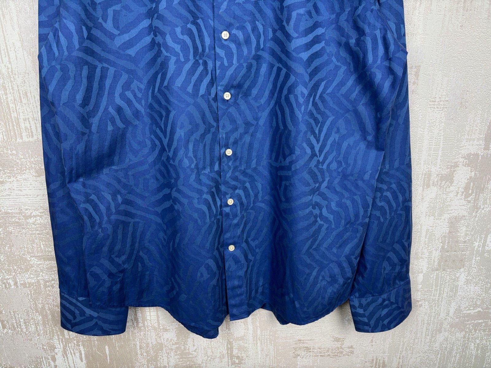 Gant Gant Camo Jacquard Long Sleeve Shirt Button Up Size US XXL / EU 58 / 5 - 7 Thumbnail