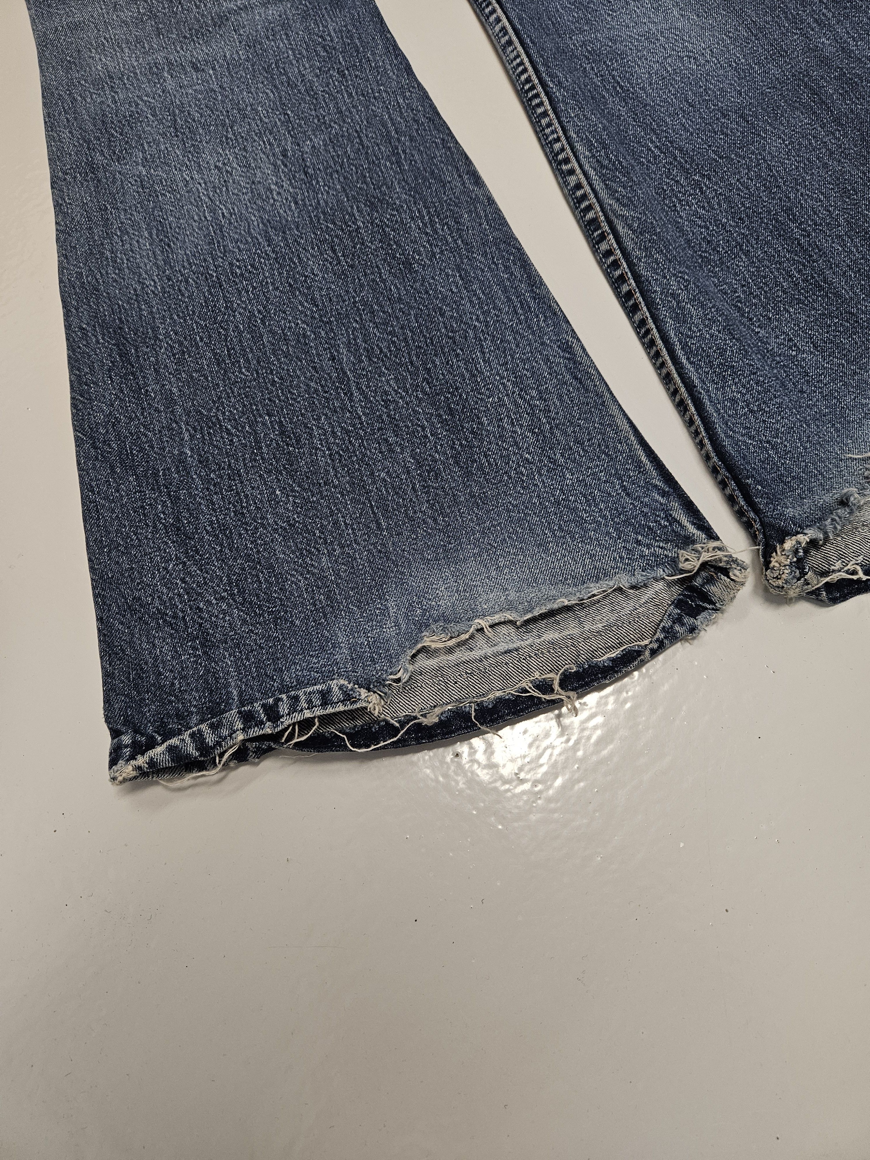 Levi's Vintage y2k levis 544 distressed flared denim Size US 31 - 15 Thumbnail