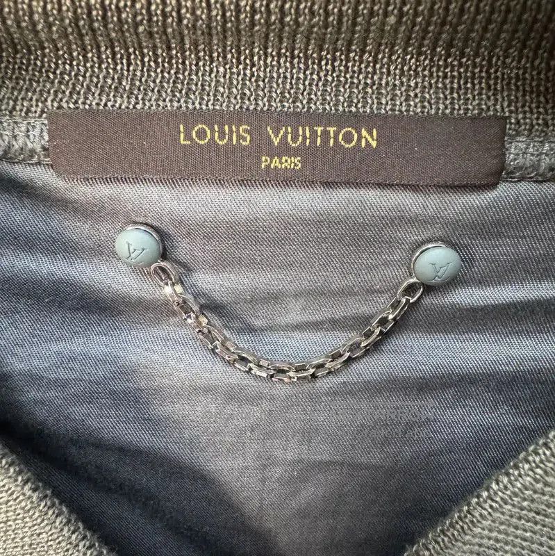 Louis Vuitton Louis Vuitton Gray Wool Logo Men's Jacket . Size US L / EU 52-54 / 3 - 3 Thumbnail