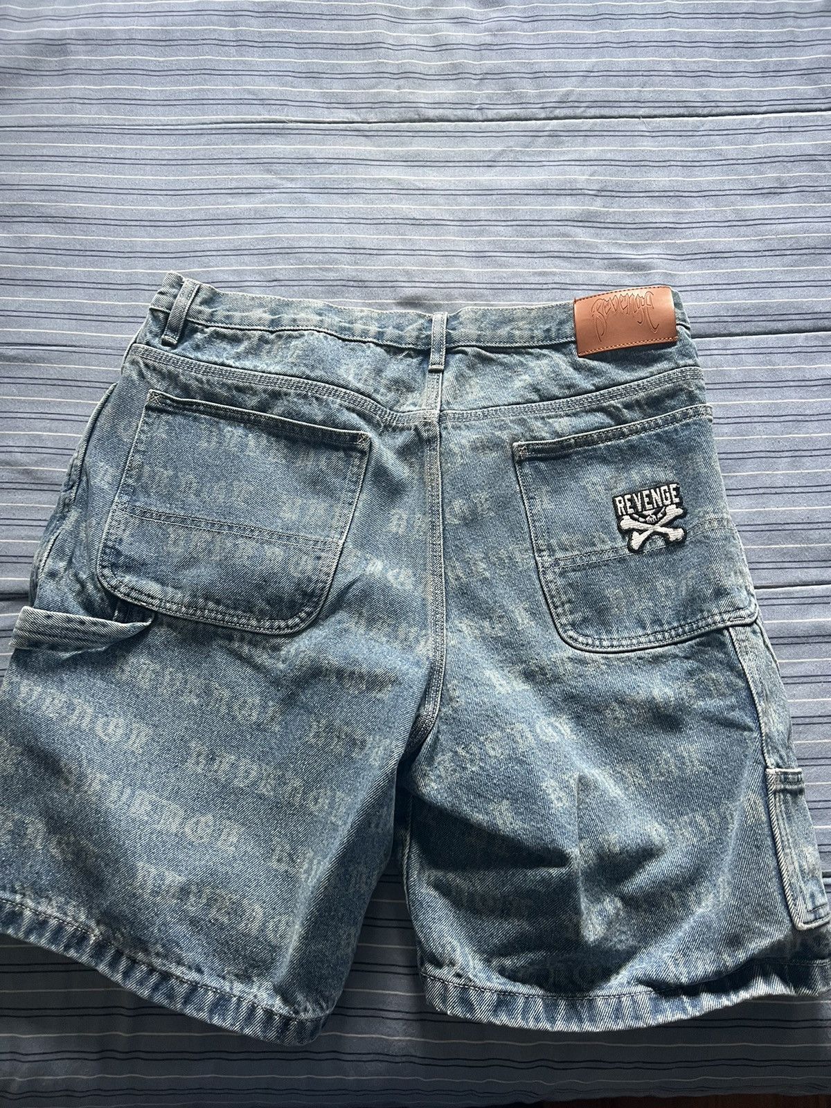 Revenge Revenge Denim Carpenter Shorts Size US 33 - 4 Thumbnail
