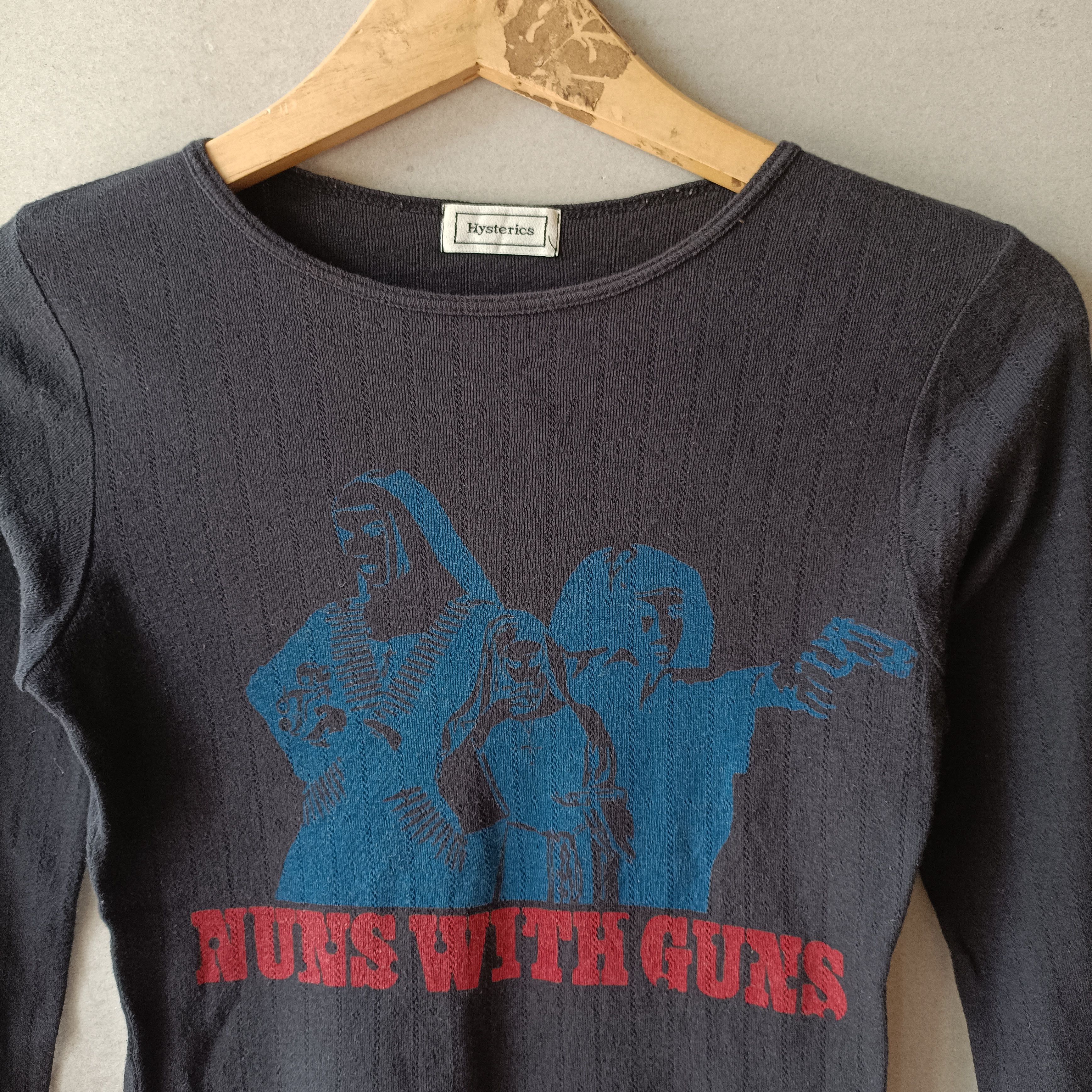 Hysteric Glamour vintage HYSTERIC GLAMOUR nuns with guns long sleeve Size XS / US 0-2 / IT 36-38 - 3 Thumbnail