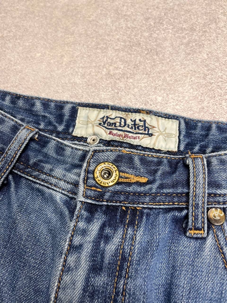 Other ⚡️QUICK SALE⚡️VON DUTCH BAGGY DENIM JEANS Y2K 34 Size US 34 / EU 50 - 5 Thumbnail