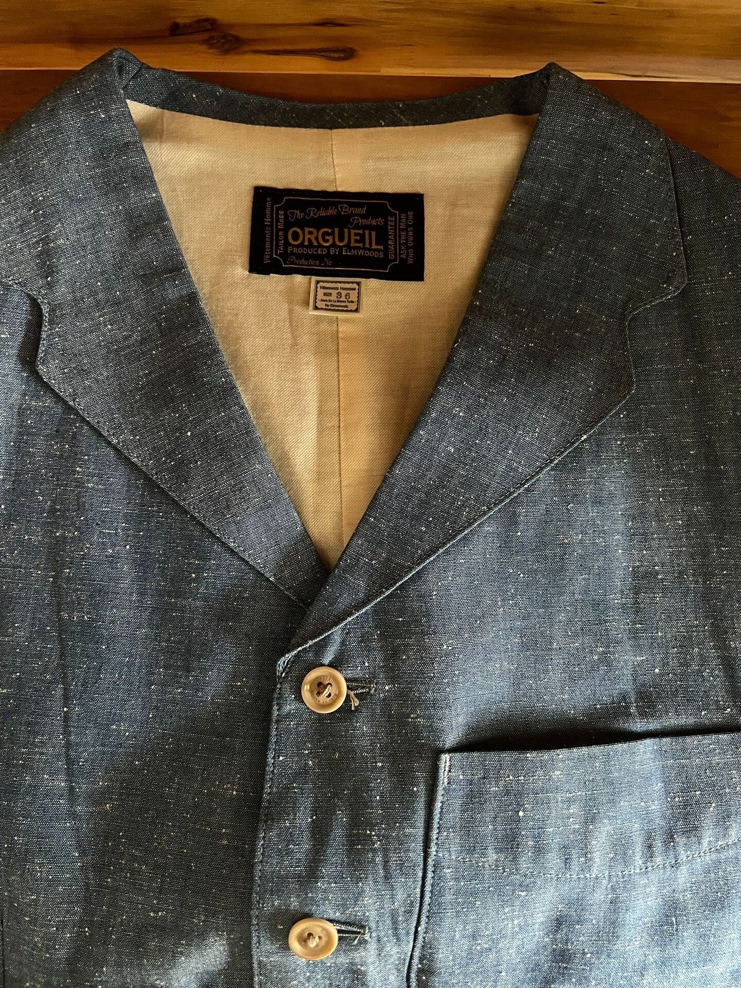 Orgueil Orgueil Indigo Dyed Vintage Denim Vest Size US M / EU 48-50 / 2 - 8 Thumbnail