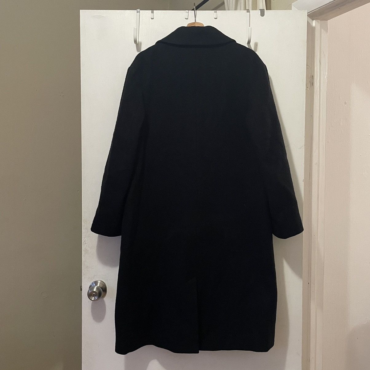 Acne Studios Oversized Black Wool Coat [50] Acne Studios Size US M / EU 48-50 / 2 - 2 Thumbnail