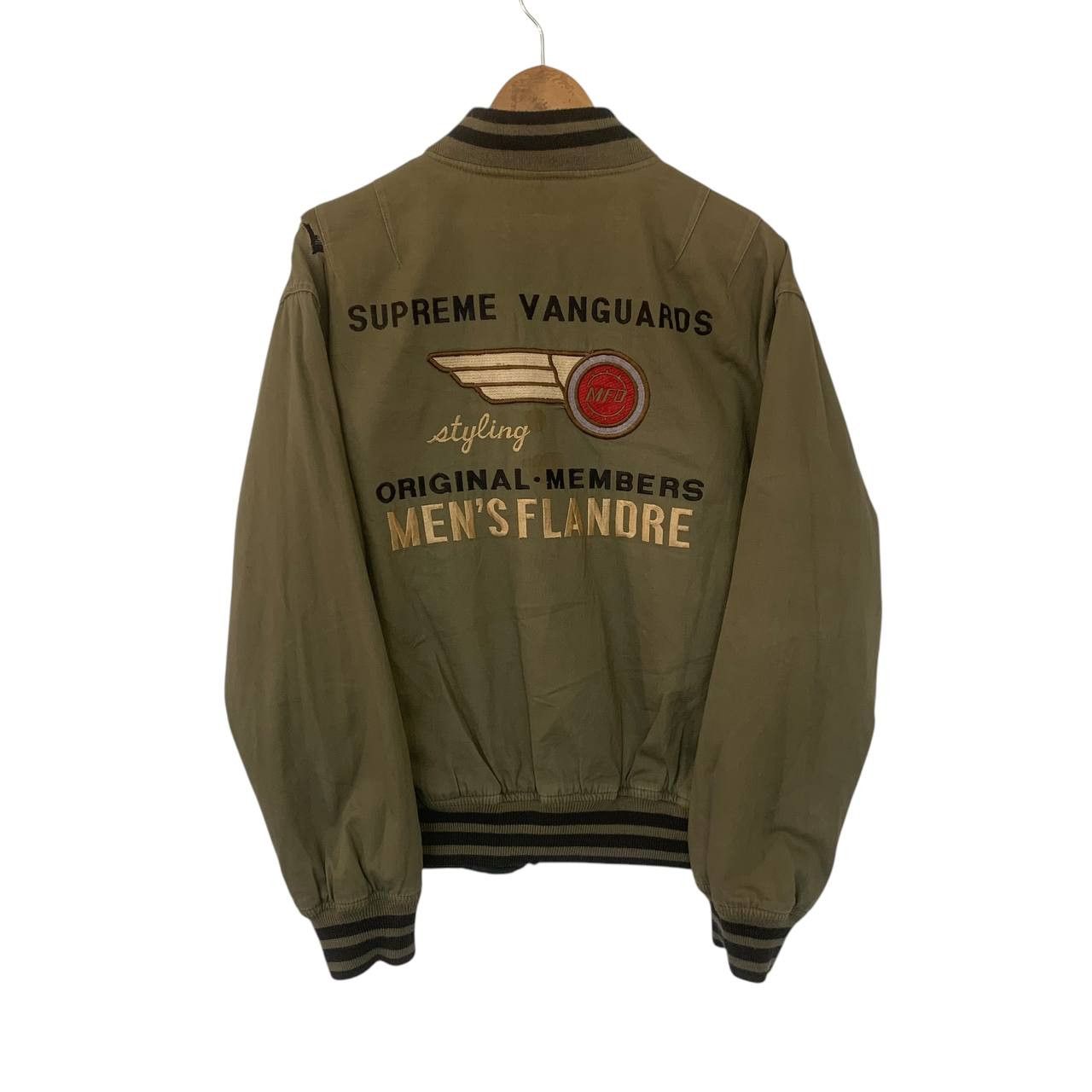 Vintage Vintage Reversible Flandre Sweater Flight Army Bomber Jacket Size US M / EU 48-50 / 2 - 5 Thumbnail