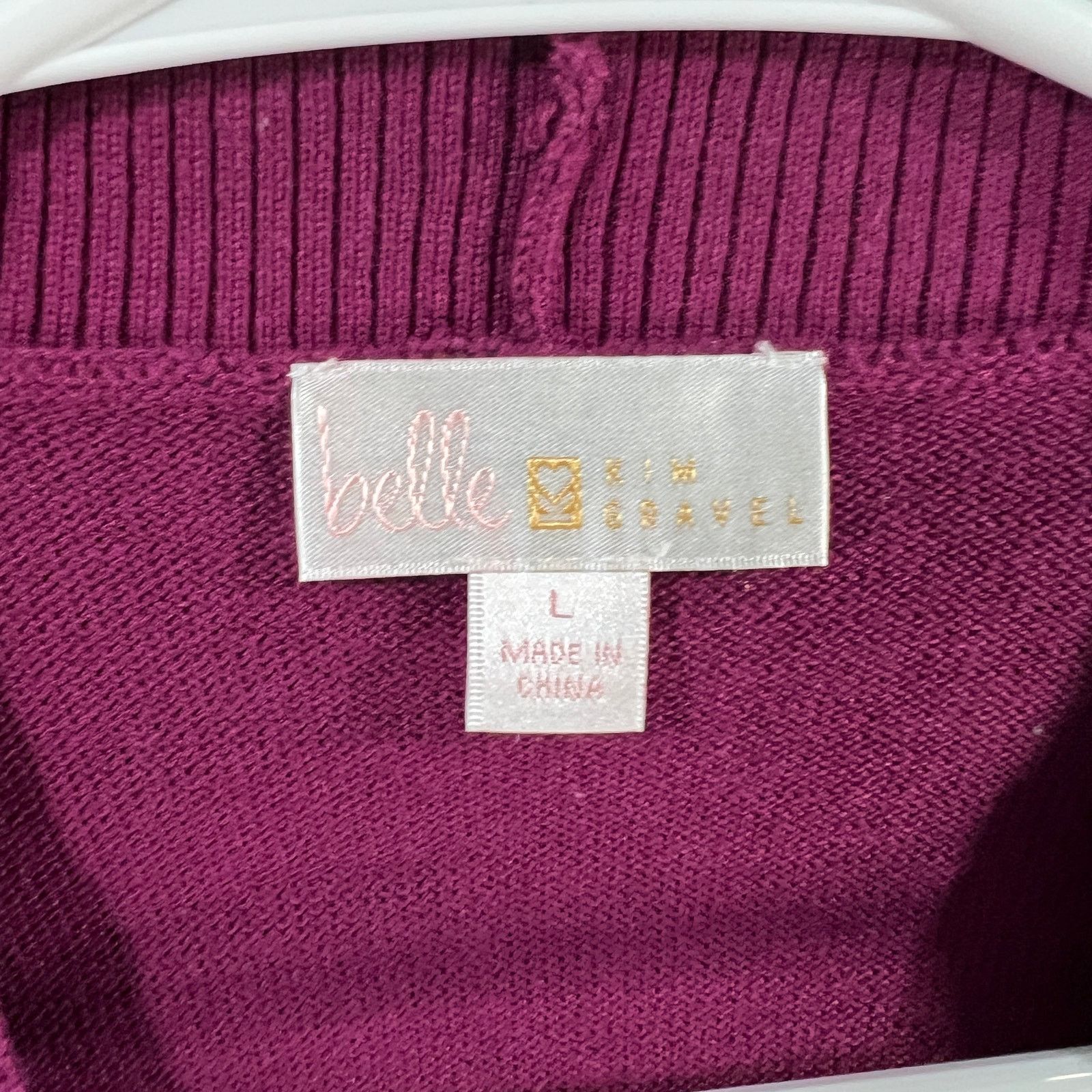 Other Belle by Kim Gravel Can't Stop Wearing It Cardigan Rich Size L / US 10 / IT 46 - 3 Thumbnail