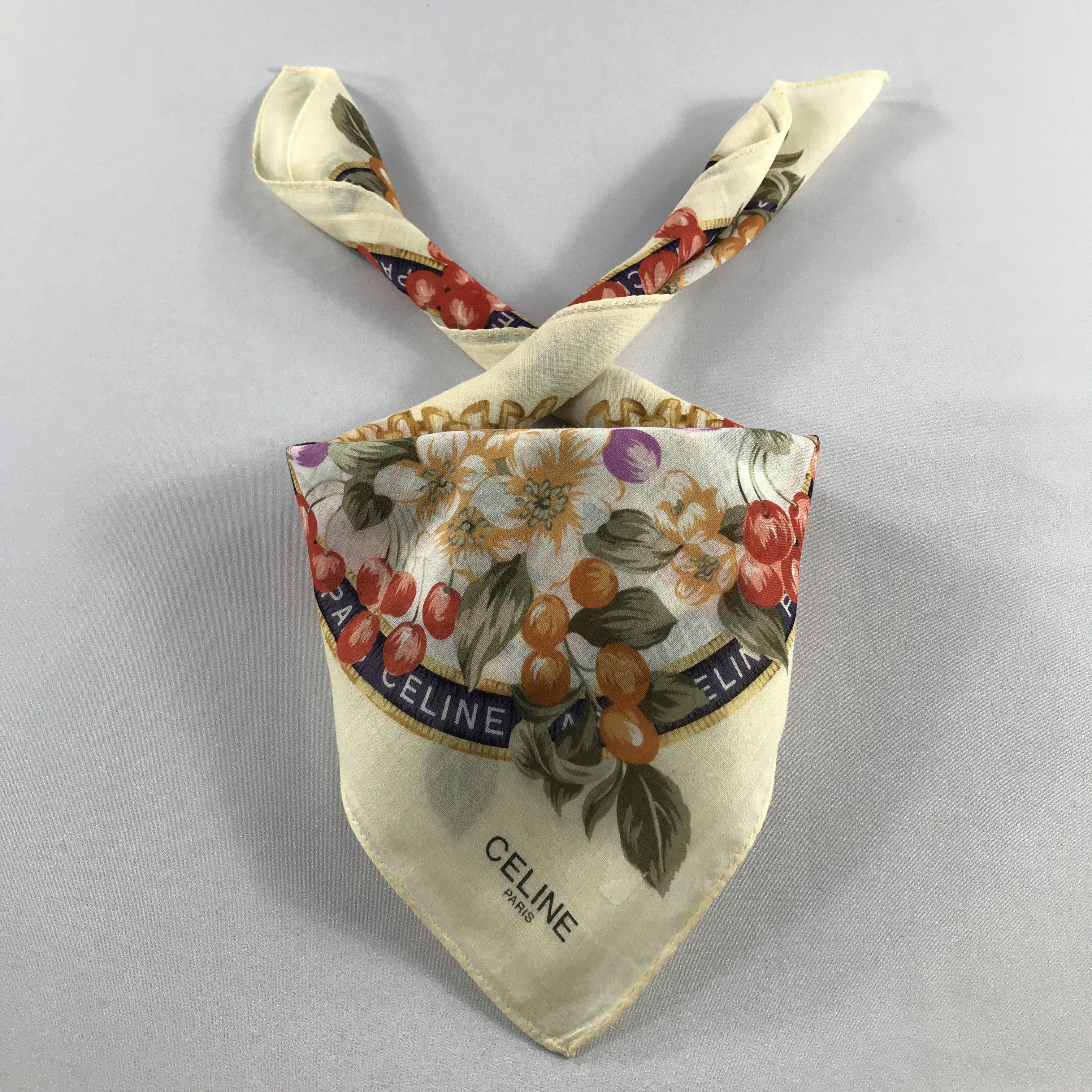 Celine Celine Handkerchief / Bandana / Neckerchief C629 Size ONE SIZE - 2 Thumbnail