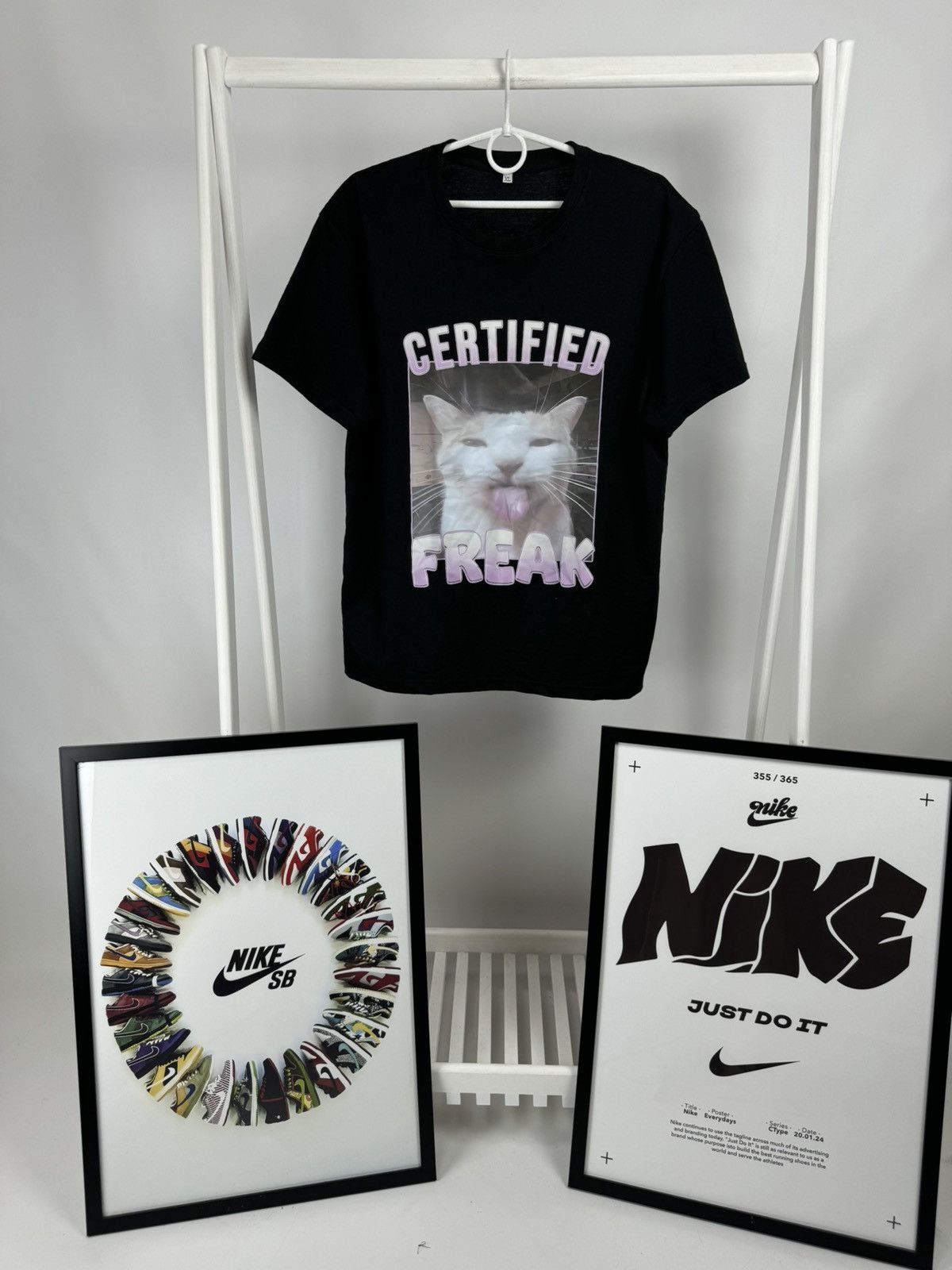 Other Funny Freak Cat Tee Size US XL / EU 56 / 4 - 1 Thumbnail