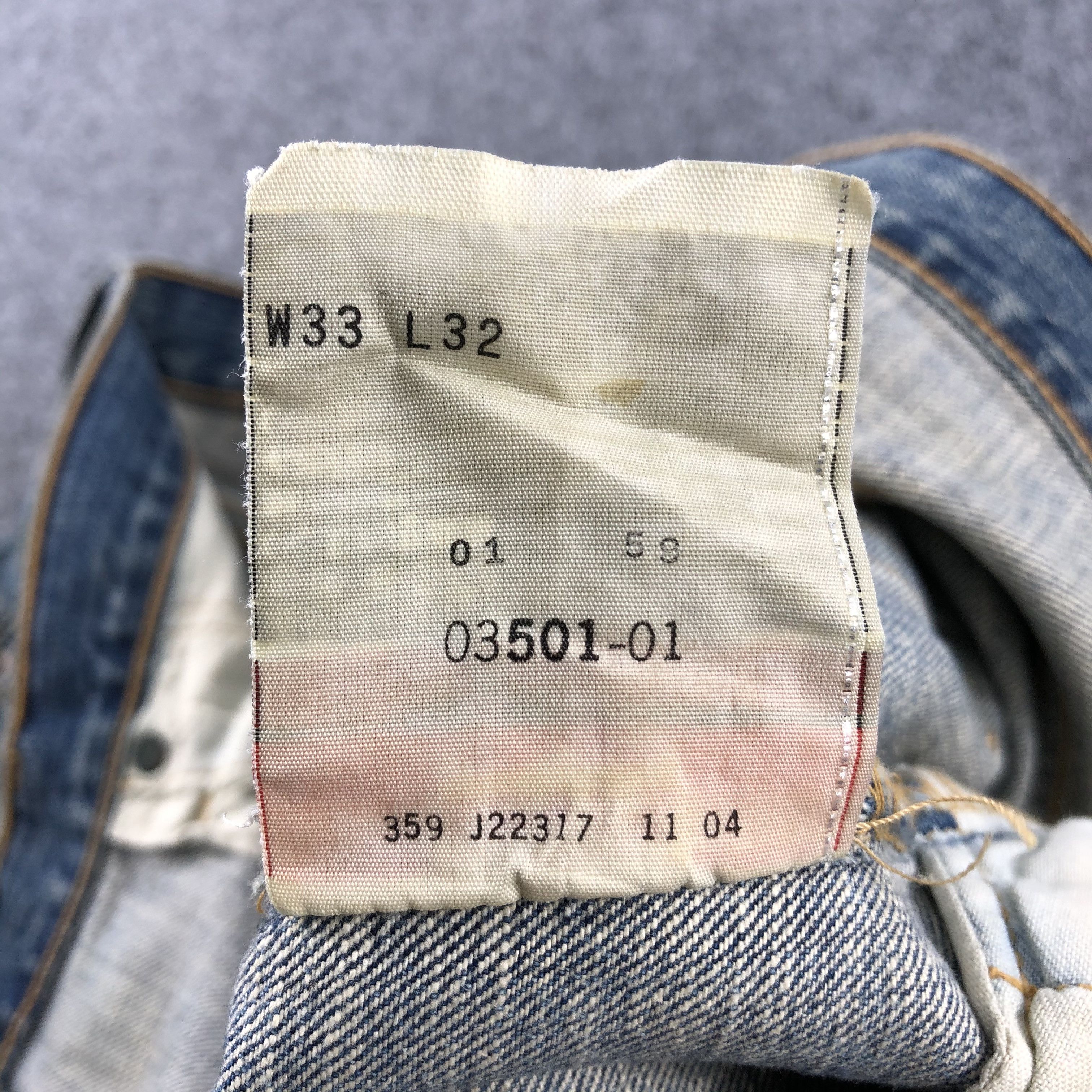 Levi's Vintage 90s Rusty Levis 501 Jeans-JM1579 Size US 34 / EU 50 - 11 Thumbnail