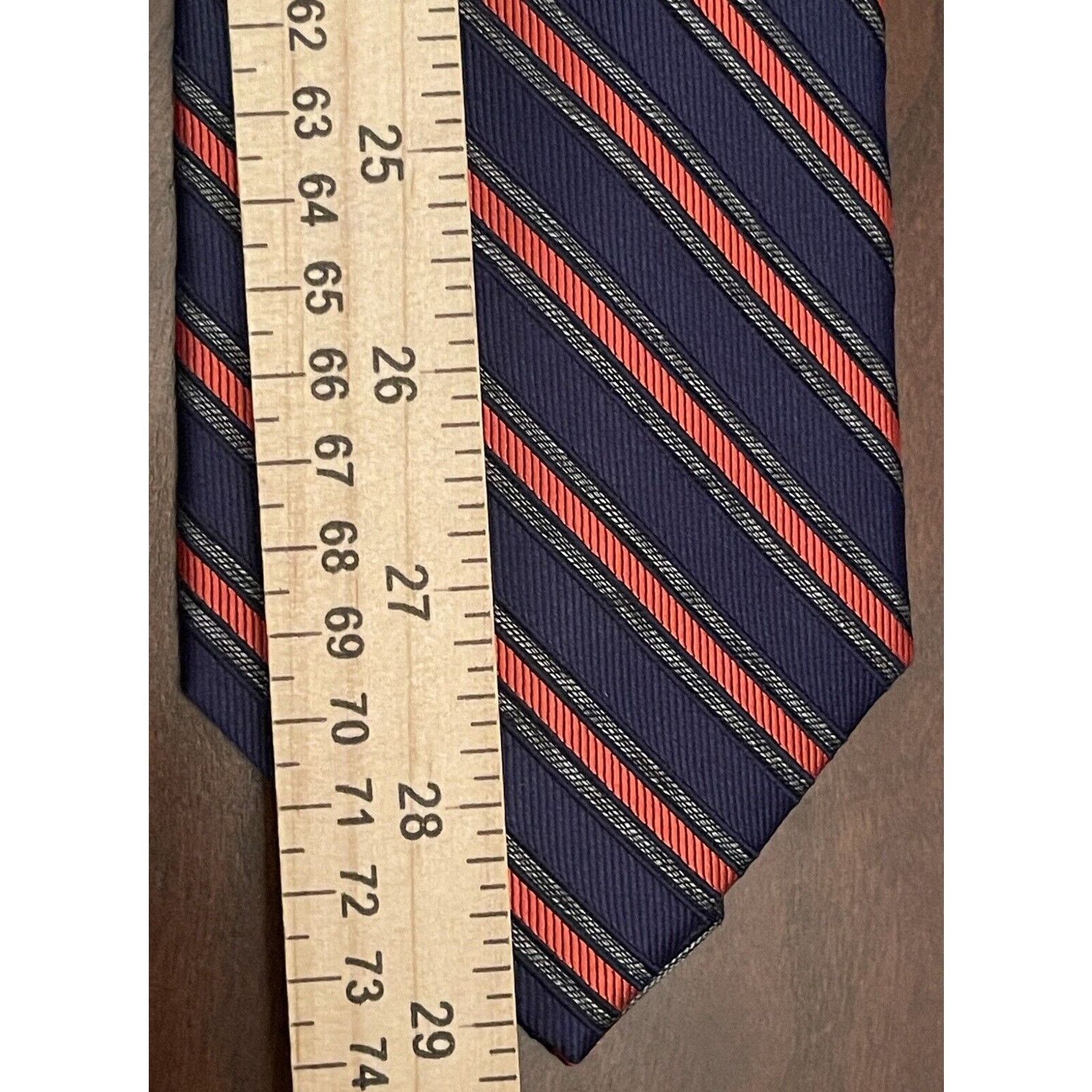 Other Beau Brummel Red Blue Hand Made 100% Silk Made in China Size ONE SIZE - 5 Thumbnail