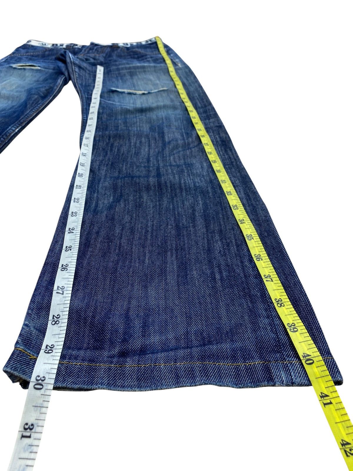 Dolce & Gabbana Vintage Dolce & Gabbana whiskers Ripped Jeans Size US 30 / EU 46 - 9 Thumbnail
