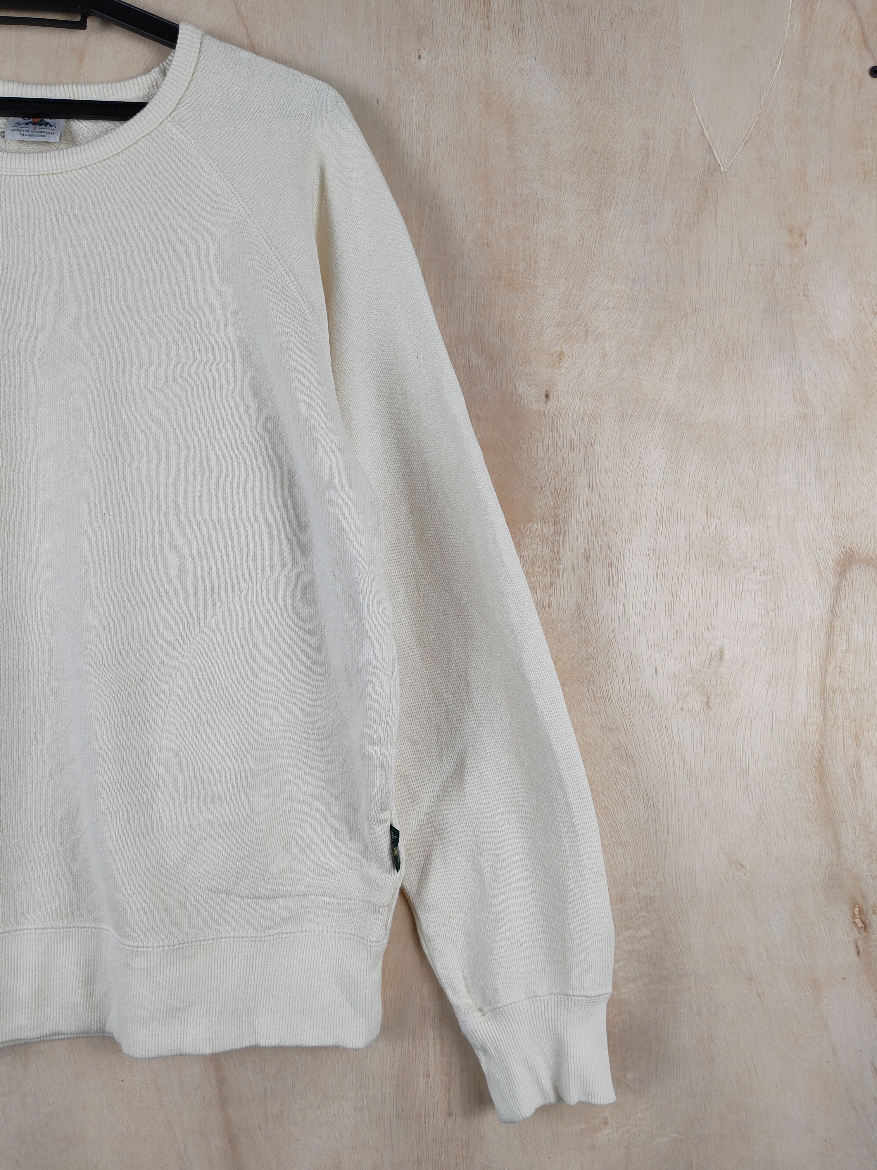 Japanese Brand Gohemp Light Yellow Sweatshirts #S2568 Size US S / EU 44-46 / 1 - 5 Thumbnail