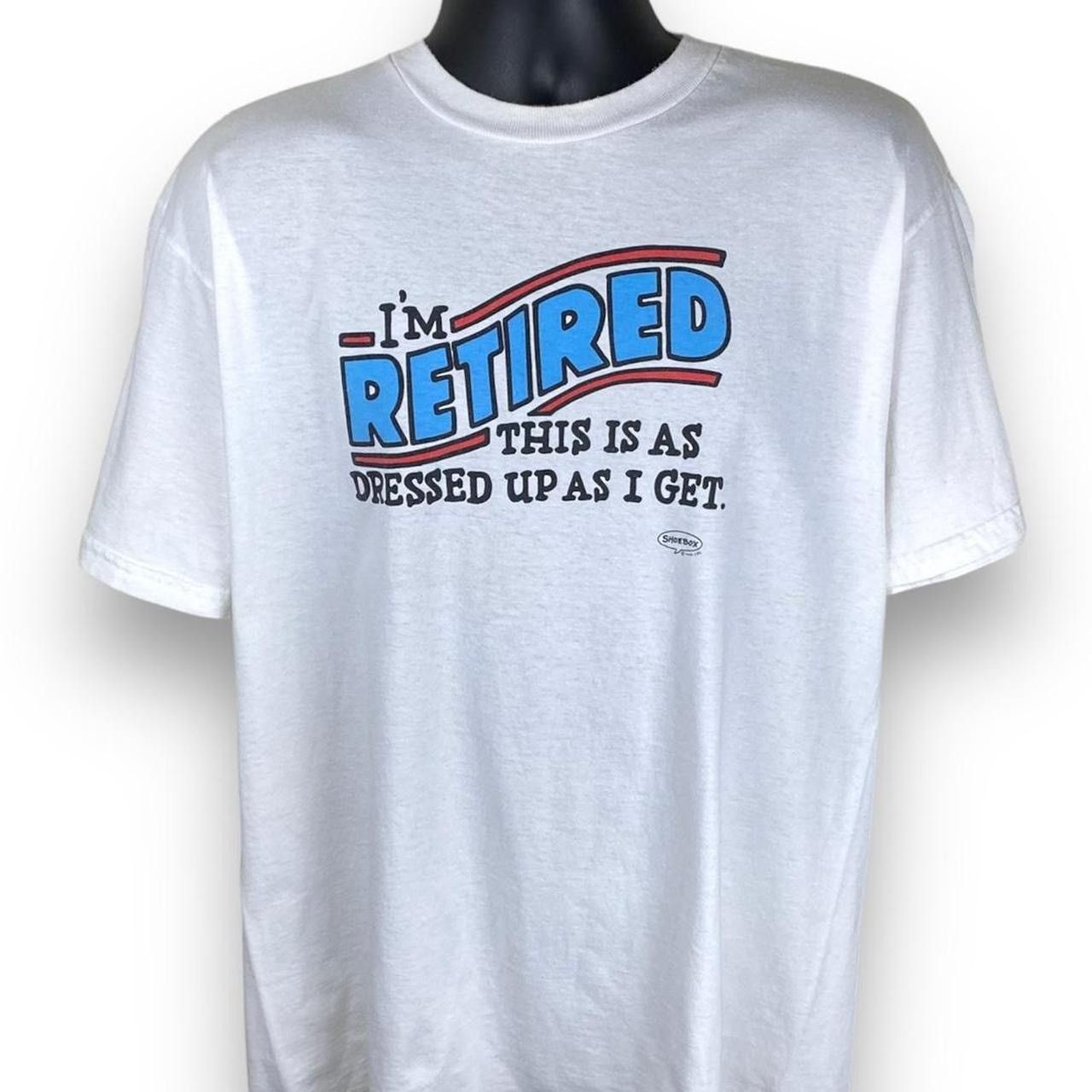 Vintage Vintage 00s Silver Mountain Retired Comedy Funny Gag Tshirt Size US L / EU 52-54 / 3 - 1 Thumbnail