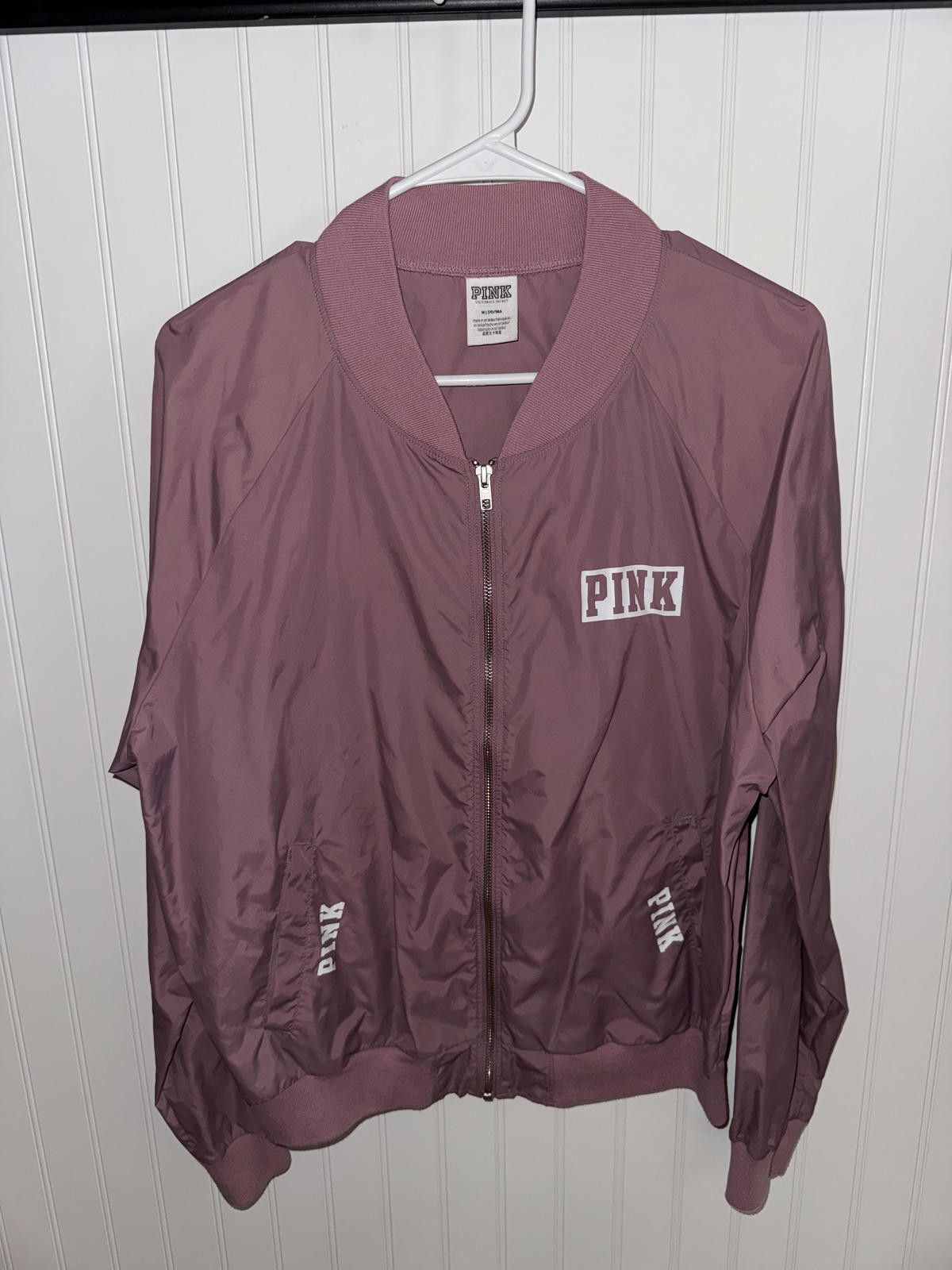 Other Victoria's Secret PINK Mauve Bomber Jacket Medium Size M / US 6-8 / IT 42-44 - 1 Thumbnail