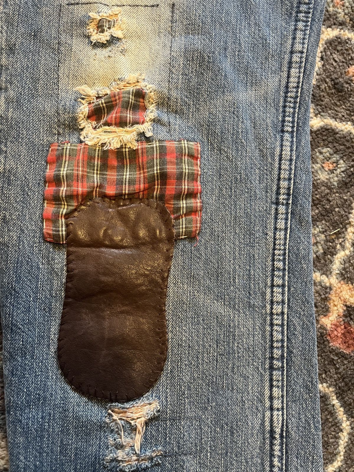 Polo Ralph Lauren × RRL Ralph Lauren Polo Ralph Lauren Patchwork ‘Bobby’ Jean Size US 30 / EU 46 - 5 Thumbnail