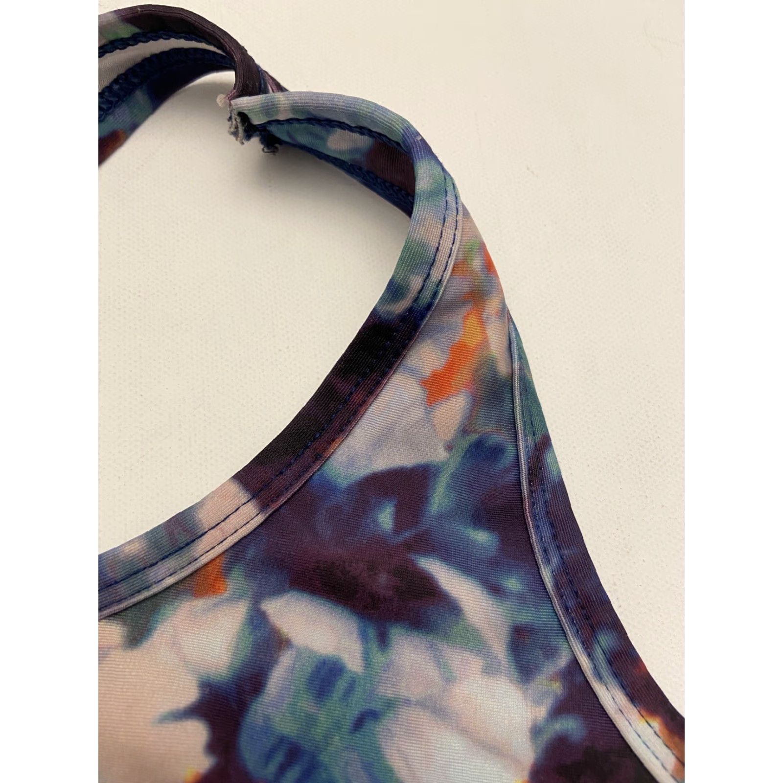 American Eagle Outfitters AMERICAN EAGLE OUTFITTERS Sports Bra Multicolor Adult Small Activewear Womens Size ONE SIZE - 4 Thumbnail