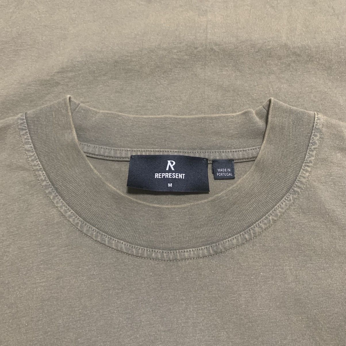 Represent Clo. Represent Medium Applique Fawn Khaki Green Tee Size US M / EU 48-50 / 2 - 4 Thumbnail