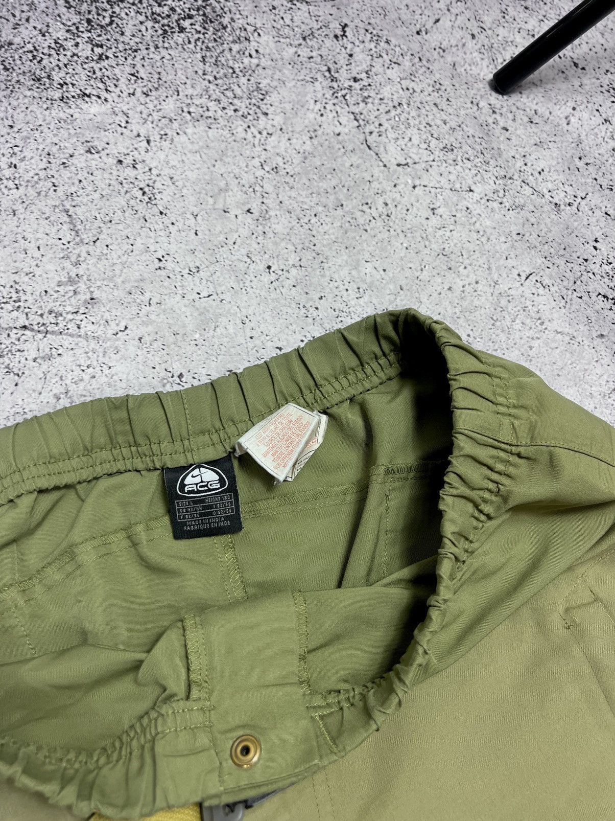 Nike ACG Nike Acg Tracking Baggy Pants Green Large Size US 34 / EU 50 - 2 Thumbnail