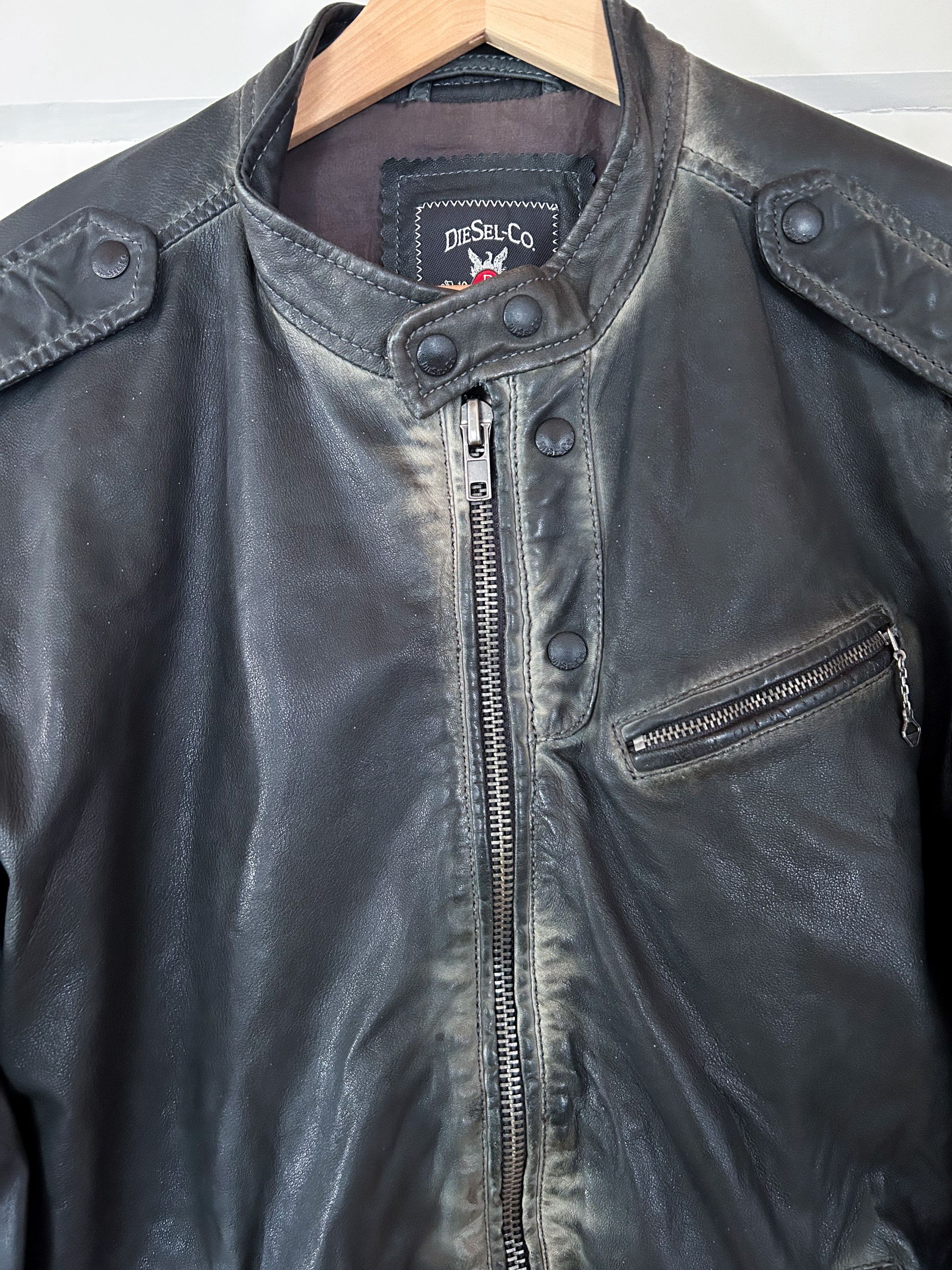 Diesel Vintage Diesel Leather Jacket Size US M / EU 48-50 / 2 - 5 Thumbnail