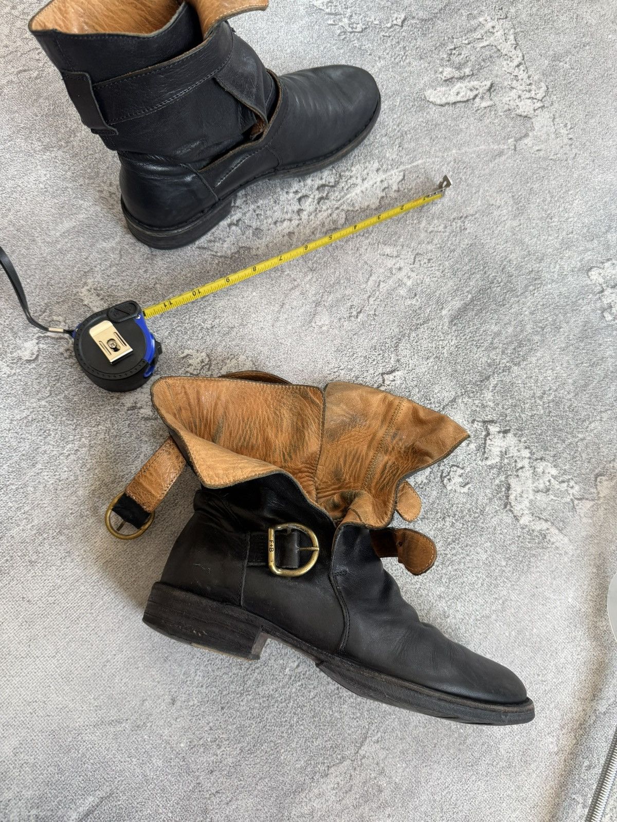 Fiorentini + Baker Fiorentini + Baker leather boots rider ankle eli moto Size US 7.5 / IT 37.5 - 24 Thumbnail