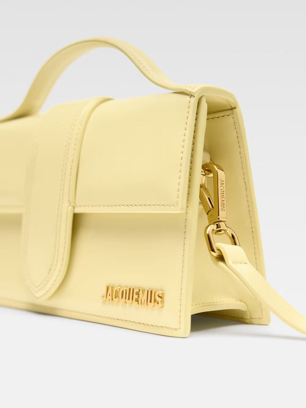 Jacquemus o1la1rc1a0925 Size: OS / Large Bambino Bag in Pale Yellow Size ONE SIZE - 4 Thumbnail
