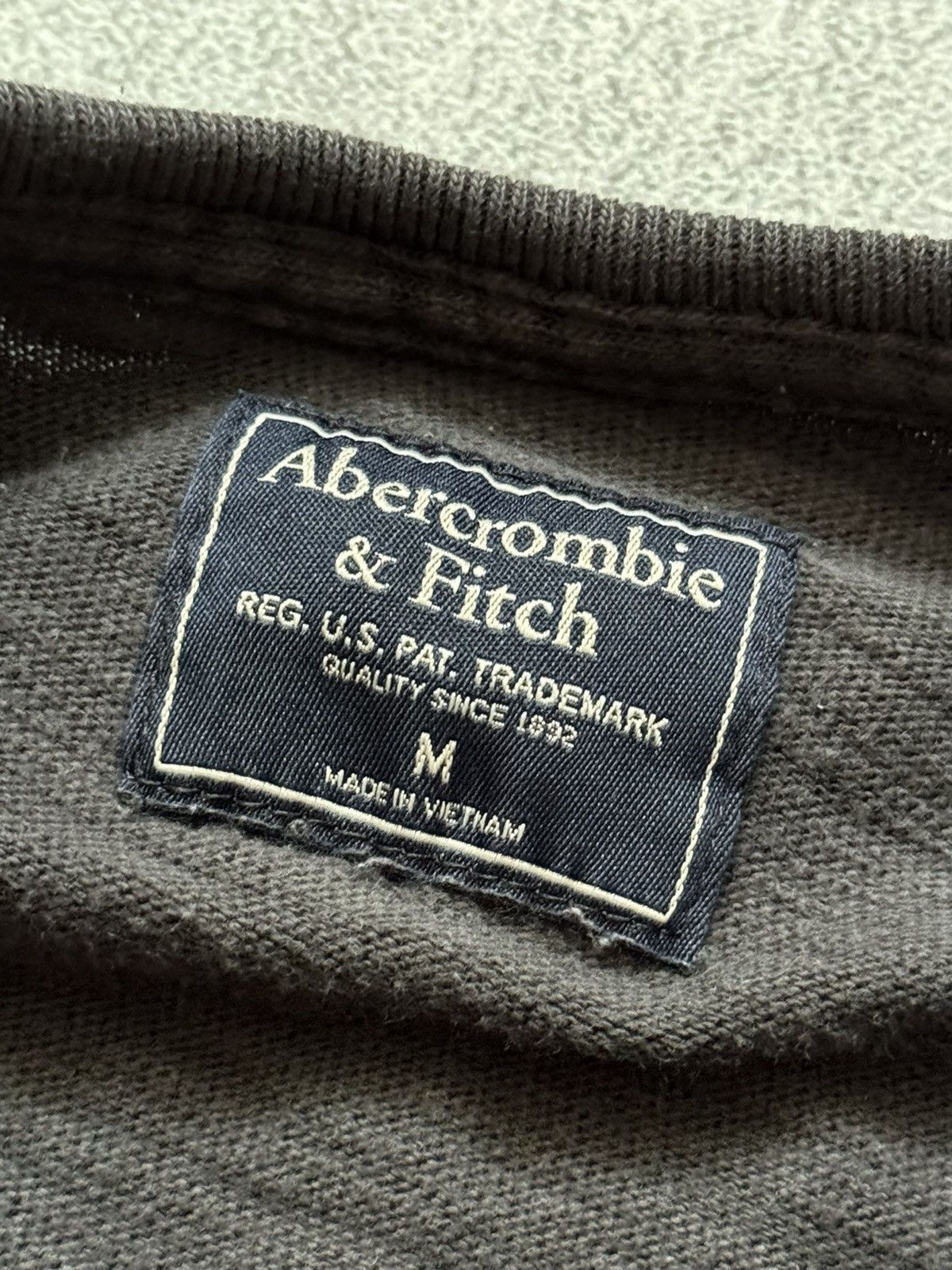Abercrombie & Fitch × Vintage Abercrombie & Fitch M big logo sweatshirt long sleeve jumper Size US M / EU 48-50 / 2 - 8 Thumbnail