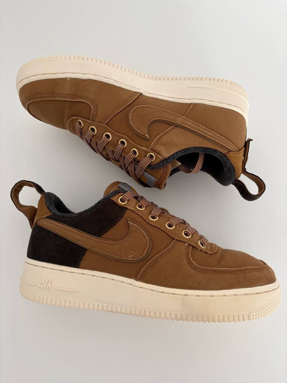 Carhartt Wip × Nike Nike x Carhartt WIP Air Force 1 Low Ale Brown Size US 6.5 / EU 39-40 - 3 Thumbnail