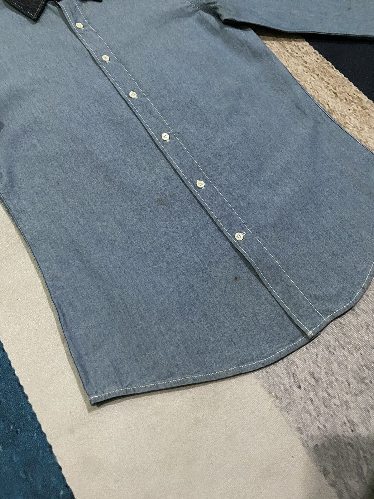 Maison Margiela Maison Margiela 2011aw Denim Shirt Size US S / EU 44-46 / 1 - 7 Thumbnail