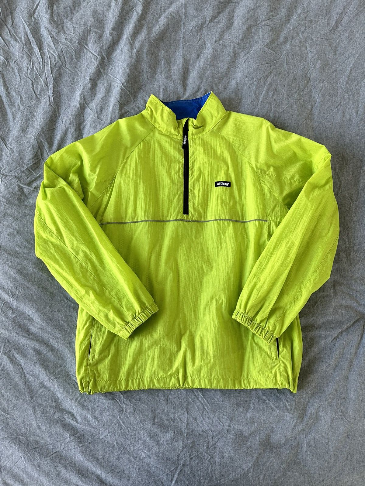 Stussy Stussy Sport Pullover Windbreaker Jacket Green Blue GTX Size US L / EU 52-54 / 3 - 1 Thumbnail