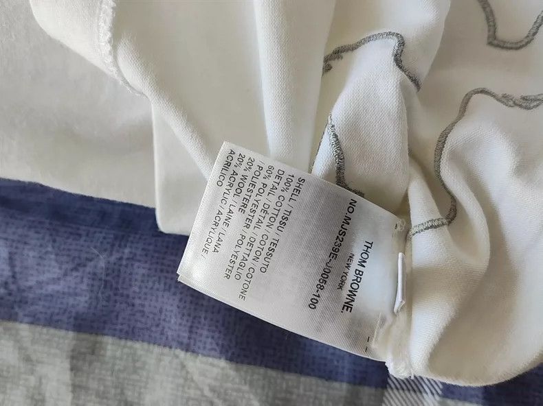 Thom Browne Thom Browne Dogs pattern round neck short sleeve Size US XL / EU 56 / 4 - 4 Thumbnail