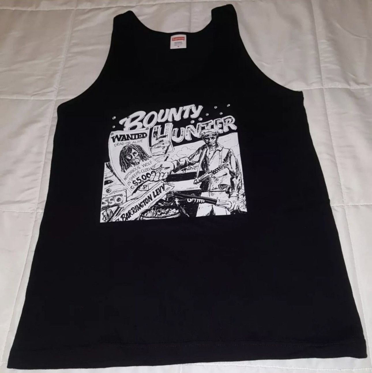 Supreme Supreme BARRINGTON LEVY u0026 JAH LIFE BOUNTY HUNTER Tank Top | Grailed