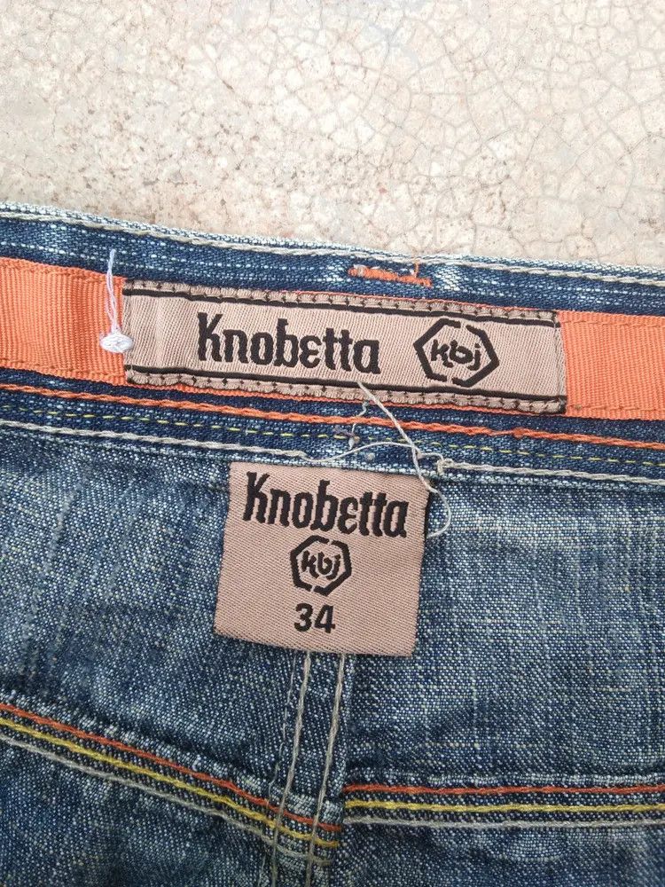 Jean Vintage Y2k Knobetta Baggy Jeans 34x30 Size US 34 / EU 50 - 8 Thumbnail