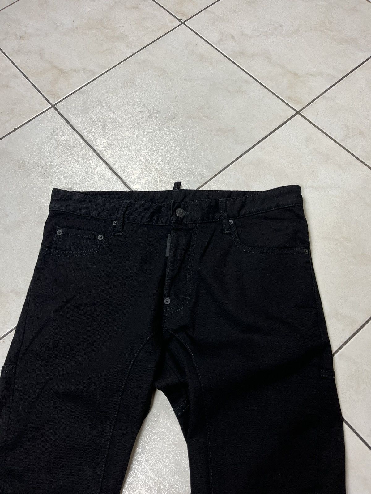 Designer × Dsquared2 Dsquared2 24-7 star Tidy biker jean denim pants full black Size US 34 / EU 50 - 4 Thumbnail