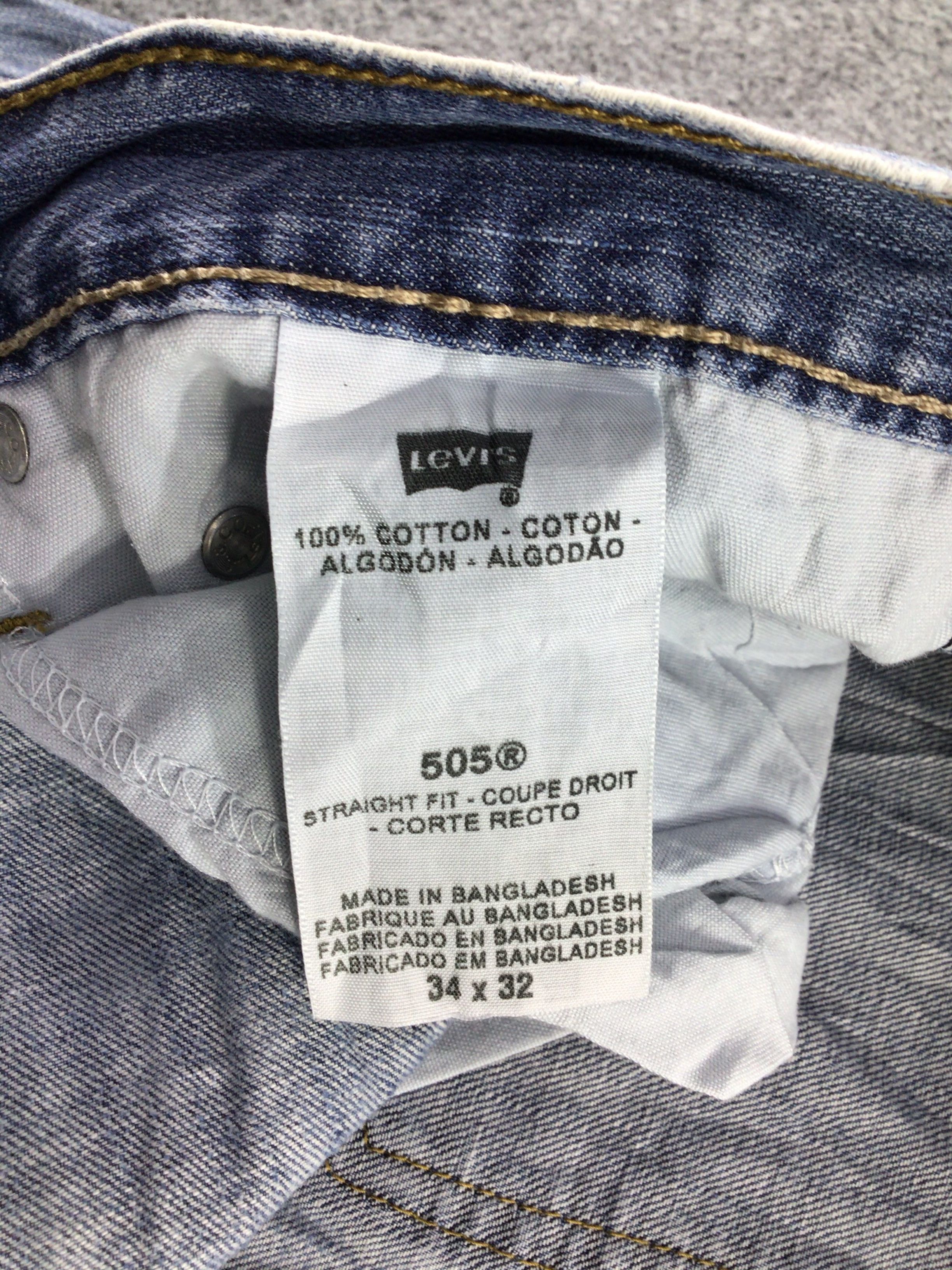 Levi's Vintage Levis 505 Jeans-J755 Size US 35 - 10 Thumbnail