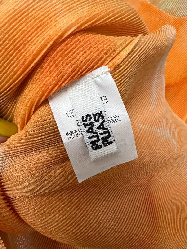 Issey Miyake Issey Miyake size:3 Orange tie-dye short-sleeved shirt Size S / US 4 / IT 40 - 3 Thumbnail