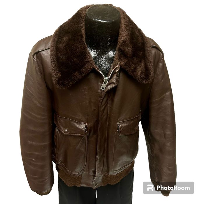 Bermans leather hot sale bomber jacket