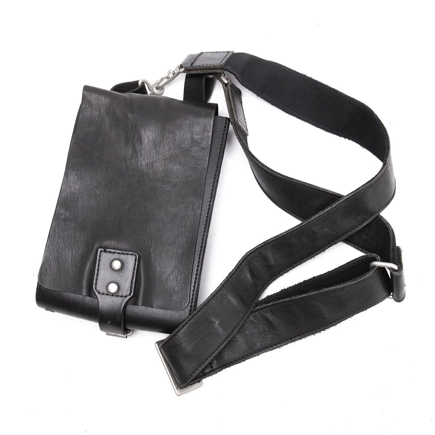 Yohji Yamamoto Yohji Yamamoto Horse Leather Mini Shoulder Bag Size ONE SIZE - 1 Thumbnail