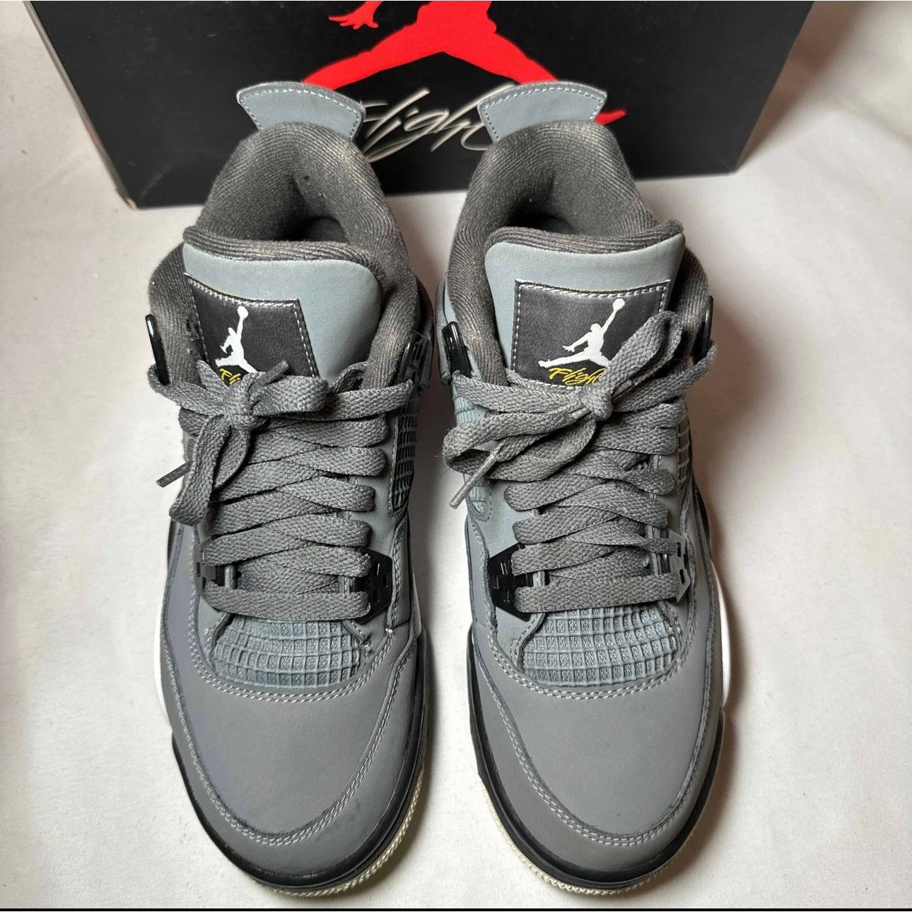 Jordan Brand × Nike Size 6 Nike Air Jordan 4 Retro GS Cool Grey 2019 Men's Shoes Size US 6 / EU 39 - 4 Thumbnail
