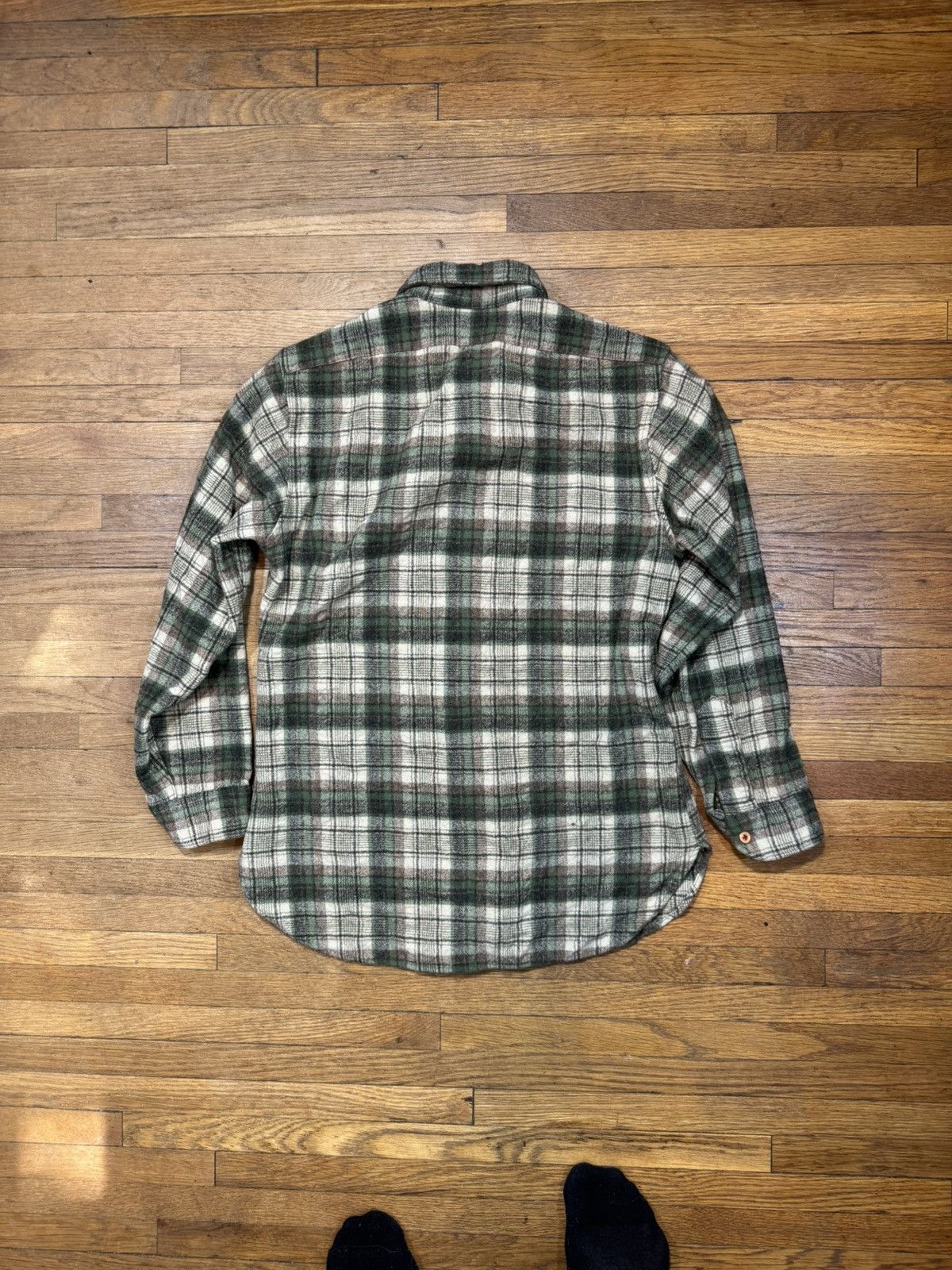 Pendleton Vintage Pendleton Green Flannel Size US M / EU 48-50 / 2 - 2 Thumbnail